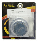 GG Deluxe Knob for Trailer Air Brake Chrome Screw-on Stainless Plaque #95381