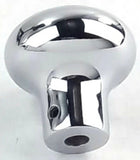 Deluxe Dimmer Control Knob Blue Jewel SS Block Letter for 1/4" Shaft GG#95661