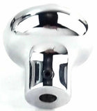 Deluxe Dimmer Control Knob Green Jewel SS Block Letter for 1/4" Shaft GG#95663