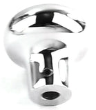 Deluxe Dimmer Control Knob Purple Jewel SS Block Letter for 1/4" Shaft GG#95664