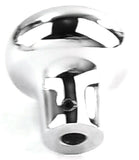 Deluxe Dimmer Control Knob Purple Jewel SS Block Letter for 1/4" Shaft GG#95664