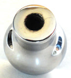 Deluxe Dash Control Knob Fan Purple Jewel SS Plaque Chrome Knob GG#95694 Each