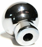 GG Deluxe Dash Control Knob Fan Red Jewel SS Plaque Chrome Knob #95695 Each