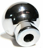 GG Deluxe Dash Control Knob Fan Red Jewel SS Plaque Chrome Knob #95695 Each