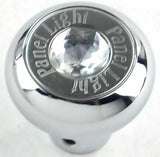 knob panel light clear jewel SS block letter for Freightliner Peterbilt Kenworth