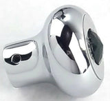 Panel Light Deluxe Small Dash Knob Green Jewel Stainless Plate 1/4" ID GG#95723