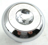 Deluxe Wiper/Washer Control Knob Clear Jewel SS Block Letter 1/4" Shaft GG#95752