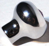 Deluxe Wiper/Washer Control Knob Purple Jewel SS Block Letter 1/4 Shaft GG#95754