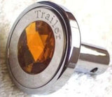 Air Brake Valves Pin Mount Tractor Trailer Amber Jewel Chrome GG#95820-830 Set