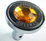 Air Brake Valves Pin Mount Tractor Trailer Amber Jewel Chrome GG#95820-830 Set