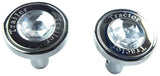 Air Brakes Tractor Trailer Knobs Pin Mount w/Clear Jewel Chrome GG#95822-832