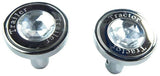 Air Brakes Tractor Trailer Knobs Pin Mount w/Clear Jewel Chrome GG#95822-832