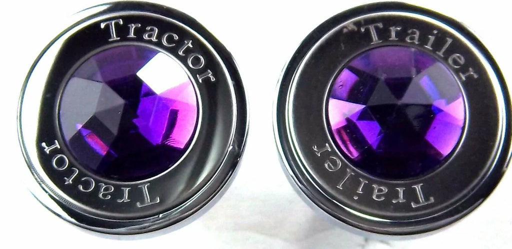 Air Brake Knobs Tractor Trailer for Pin Mount Shaft Purple Jewel GG#95824-95834