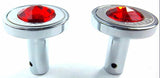 Air Brake Knobs Tractor Trailer for Pin Mount Shaft Red Jewel GG#95825-95835
