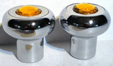 Deluxe Air Brake Parking Knobs Tractor/Trailer Screw-On Amber Jewel GG95870-920