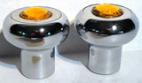 Deluxe Air Brake Parking Knobs Tractor/Trailer Screw-On Amber Jewel GG95870-920