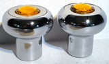 Deluxe Air Brake Parking Knobs Tractor/Trailer Screw-On Amber Jewel GG95870-920