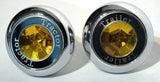 Deluxe Air Brake Parking Knobs Tractor/Trailer Screw-On Amber Jewel GG95870-920