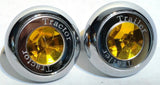 Deluxe Air Brake Parking Knobs Tractor/Trailer Screw-On Amber Jewel GG95870-920