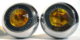 Deluxe Air Brake Parking Knobs Tractor/Trailer Screw-On Amber Jewel GG95870-920