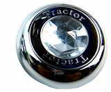 Air Brake Parking Knobs Tractor Trailer Screw-On Clear Jewel #95872 GG#95922 Set