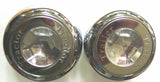 Air Brake Parking Knobs Tractor Trailer Screw-On Clear Jewel #95872 GG#95922 Set