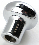 Air Brake Valve Tractor Trailer Knob Set Screw-on Chrome Red Jewel GG#95875-925