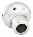 Deluxe Tractor Trailer Screw-On Air Brake Knobs Steel Plaque Chrome GG#95965-66
