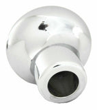 Deluxe Tractor Trailer Screw-On Air Brake Knobs Steel Plaque Chrome GG#95965-66