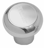 Deluxe Tractor Trailer Screw-On Air Brake Knobs Steel Plaque Chrome GG#95965-66