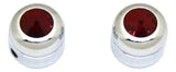Screw Head Covers Red Jewel Plastic for 9/16" Head-Set Screw Mnt GG#95995 Pair