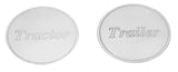 Air Brake Knob Sticker Tractor Trailer Block Letters Stainless 1 1/2” GG96027-28