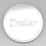 Air Brake Knob Sticker Tractor Trailer Block Letters Stainless 1 1/2â€ GG96027-