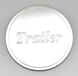 Air Brake Knob Sticker Tractor Trailer Block Letters Stainless 1 1/2” GG96027-28