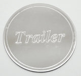 Air Brake Knob Sticker Tractor Trailer Block Letters Stainless 1 1/2â€ GG96027-
