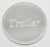 Air Brake Knob Sticker Tractor Trailer Block Letters Stainless 1 1/2” GG96027-28