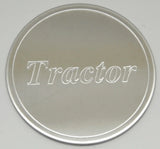 Air Brake Knob Sticker Tractor Trailer Block Letters Stainless 1 1/2â€ GG96027-