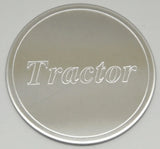 Air Brake Knob Sticker Tractor Trailer Block Letters Stainless 1 1/2” GG96027-28