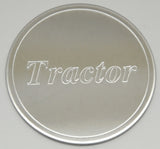 Air Brake Knob Sticker Tractor Trailer Block Letters Stainless 1 1/2” GG96027-28