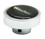 GG Washer Knob for Peterbilt Kenworth Freightliner Black w/Silver Letters #96310