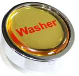 Dash Washer Control Knob for 1/4" Shaft Gold w/ Red Letters GG#96312