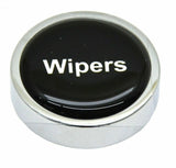 GG Wipers Knob for Peterbilt Kenworth Freightliner Black w/Silver Letters #96320