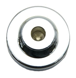 Wipers Dash Knob for 1/4" Shaft Chrome Body 1" Blue/Silver Sticker GG#96321