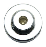 Wipers Dash Knob for 1/4" Shaft Chrome Body 1" Blue/Silver Sticker GG#96321