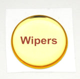 Wipers Knob for Peterbilt Kenworth Freightliner Red w/ Gold Letters GG#96322