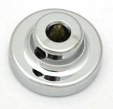 GG Dash Control Knob Small Without Sticker Chrome Aluminum 1/4" I.D. #96450 Each