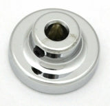 GG Dash Control Knob Small Without Sticker Chrome Aluminum 1/4" I.D. #96450 Each