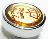 Knob Wiper/Washer Control Chrome Aluminum Gold w/ Red Block Letters GG#96582 Ea