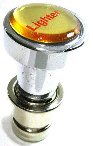 Cigarette Lighter Knob for a 7/8" Socket Gold/Red Block Letters GG#96652