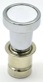 Cigarette Lighter Knob for a 7/8" Socket Green/Silver Block Letters GG#96653